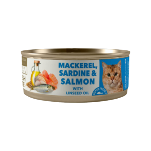 Amity Lata Caballa, Sardina y Salmón Gato Adulto 80 G