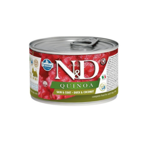 N&D Lata Quinoa Skin & Coat Perro Adulto Mini 140 Gr