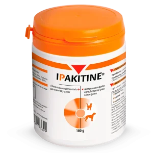 <strong>Vetoquinol</strong> Ipakitine Suplemento Alimenticio, Salud Renal para Perros y Gatos, pote de 180 gr
