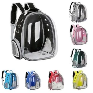 Maleta Cargador Cápsula Transparente Mascotas