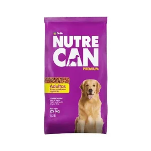Comida para perros NUTRECAN ADULTO RAZA MEDIANA Y GRANDE x 25 KG