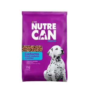 Comida para perros NUTRECAN CACHORROS RAZA MEDIANA Y GRANDE x 16 KG