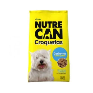 Comida para perros NUTRECAN CROQUETAS CACHORROS x 15 KG