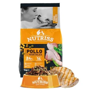 Comida para perros NUTRISS ADULTOS POLLO VEG x 20 KG