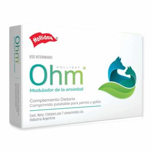 Ohm modulador de ansiedad perros y gatos