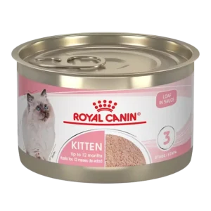 <strong>Royal Canin</strong> Kitten Third Age, Alimento Húmedo para Gatitos, Tercera Etapa de Crecimiento, Paté Mezcla de Carnes en Salsa, lata de 145 gr