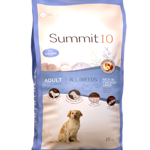 SUMMIT 10 PERRO ADULTO POLLO Y ARROZ – 15KG