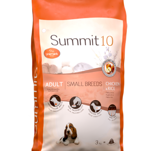 SUMMIT 10 PERRO ADULTO POLLO Y ARROZ RAZAS PEQUEÑAS – 3KG