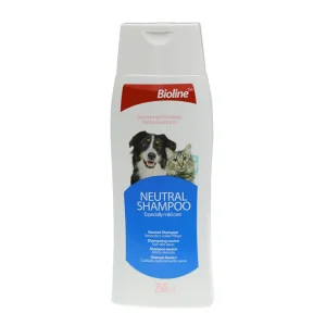 <strong>Bioline</strong> Shampoo Neutro para Mascotas, Sin Fragancias ni Colorantes, Suave Cuidado