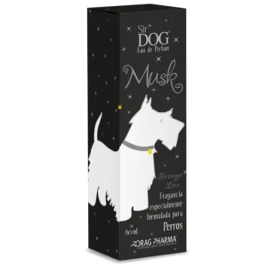 <strong>Sir Dog</strong> Musk Stronger Lover, Perfume para Perros, Amaderado Aromático con Sándalo, Cuero, Mandarina y Fondo de Ámbar y Almizcle,80 ml