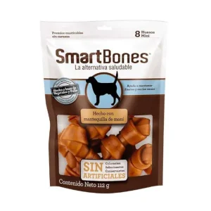 SMARTBONES PEANUT BUTTER MINI 8PK