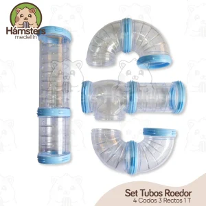 Set Tubos Para Hámster Roedores