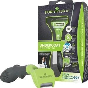 <strong>FURminator</strong> Undercoat deShedding para Perros Pequeños de Pelo Corto, Tamaño S