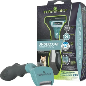 <strong>FURminator</strong> Undercoat deShedding para Gatos Pequeños de Pelo Largo