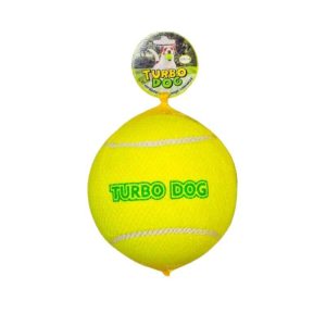 <strong>Turbo Dog</strong> Pelota de Tenis con Chirriador para Perros Medianos, Diámetro 10.2 cm