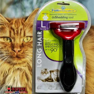 Cepillo Deslanador FURminator L Gato Pelo largo
