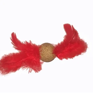 WONDER CAT JUGUETE PORFIADO PELOTAS CON PLUMAS