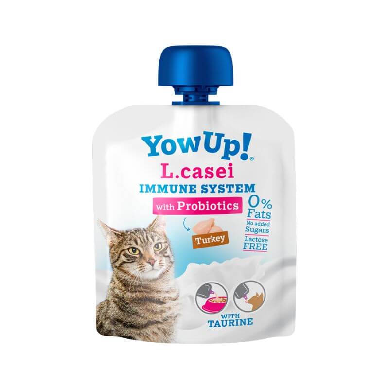 <strong>YowUp!</strong> L Casei, Yogurt con Probióticos para Gatos, Pavo, sachet de 85 gr