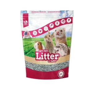 <strong>ZuPet</strong> My Pet Litter, Sustrato de Papel Reciclado para Mascotas Pequeñas, Capacidad desde 4 L