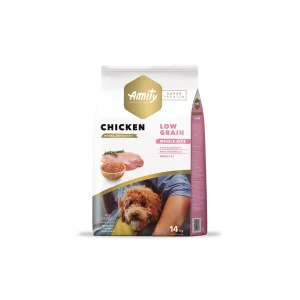 <strong>Amity</strong> Chicken Low Grain, Alimento Seco para Perros, Adulto, Pollo Bajo en Granos, bolsa de 4-14 kg