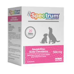 Amoxicilina Ácido Clavulánico 500mg 20 Tabletas- Spectrum