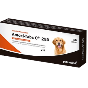 AMOXI-TABS C-250 (Caja 50 tabletas)