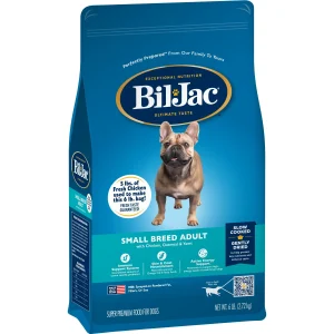 <strong>Bil Jac</strong> Alimento Seco para Perros, Adulto, Raza Pequeña, bolsa de 2,72 kg