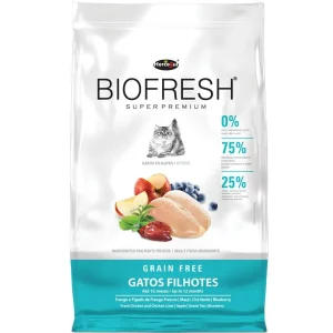 <strong>Biofresh</strong> Kitten Grain Free, Alimento Seco para Gatitos, Libre de Granos, bolsa de 1.5 kg