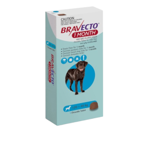 Bravecto 1-Mes (20-40kg) Azul