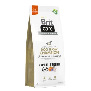 <strong>Brit Care</strong> Dog Show Champion Alimento Seco para Perros Exhibición, Salmón y Arenque (Pescado Blanco), bolsa de 1-3-12 kg