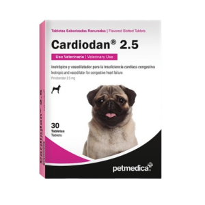 CARDIODAN – 2.5 (Caja 30 tabletas)