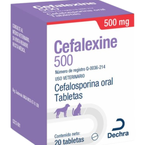 CEFALEXINA 500MG 20 TABLETAS