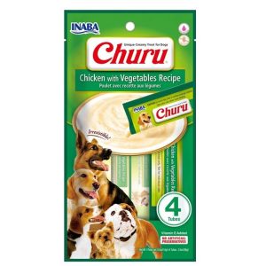 Churu Pollo con Vegetales Perro