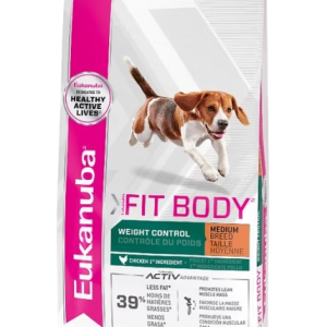 EUKANUBA Fit Body Weight Control Medium Breed -15 Kg