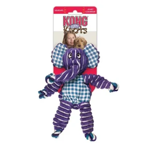 <strong>KONG</strong> Floppy Knots Elephant, Juguete Interactivo con Cuerda Interna en Forma de Elefante
