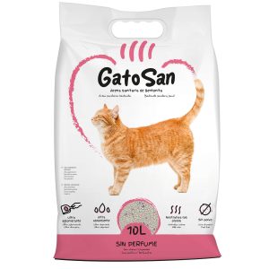 Arena sanitaria de bentonita GatoSan (10 l)