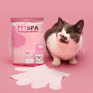 Guante húmedo limpieza para mascotas