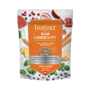 INSTINCT RAW LONGEVITY -ADULTO-RES 9.5 oz
