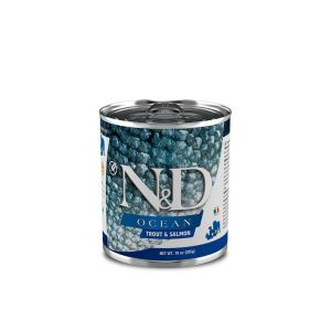 N&d lata Ocean Perro Adulto Trucha Y Salmon 285G