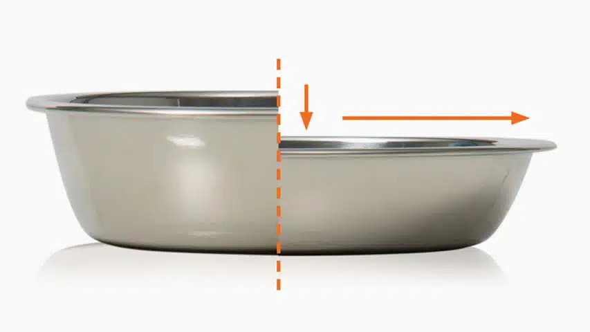 Catit Pixi Plato individual borde bajo - Imagen 3