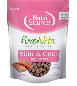 Nutri Source-Pure Vita Galletas Skin & Coat 6oz