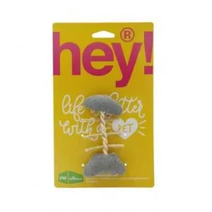 HEY! JUGUETE PARA GATO PESCADO ESPINA GRIS
