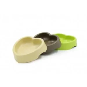 HEY! PLATO BAMBOO FORMA DE CORAZON BEIGE