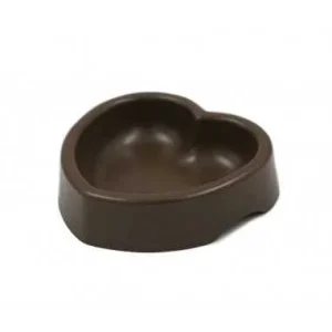 HEY! PLATO BAMBOO FORMA DE CORAZON CAFÉ