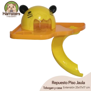 Repuesto Piso Jaula con Tobogán y Casa Adaptación Hábitat