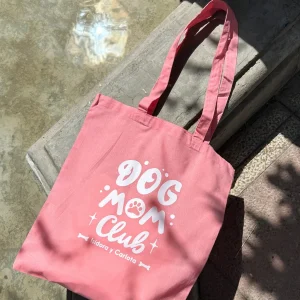 Tote bag Dogmom estampada
