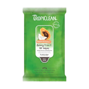 Tropiclean Pet Wipes – Papaya y Coco 20U