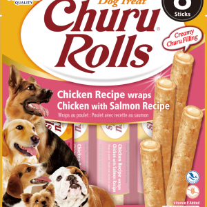 Churu Rolls Chicken with Salmon