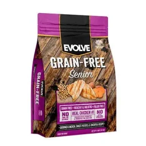 COMIDA PARA PERRO ADULTO MAYOR EVOLVE DOG GRAIN FREE SENIOR CHICKEN – POLLO
